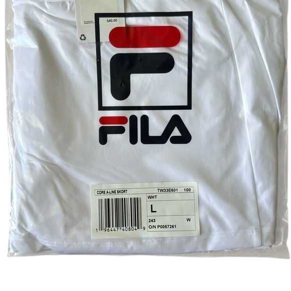 Fila White Pickleball Skort with Iconic Logo NWT / NIB - Picture 6 of 6